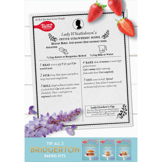 Bridgerton Petite Strawberry Scone Baking Kit