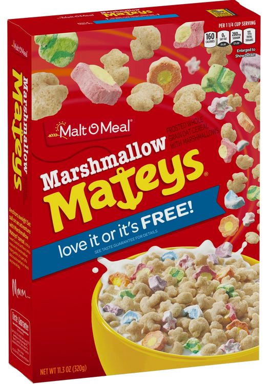 Marshmallow Matey's Box Cereal