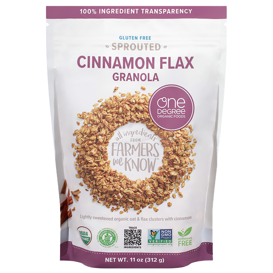 Organic Sprouted Cinnamon Flax Granola