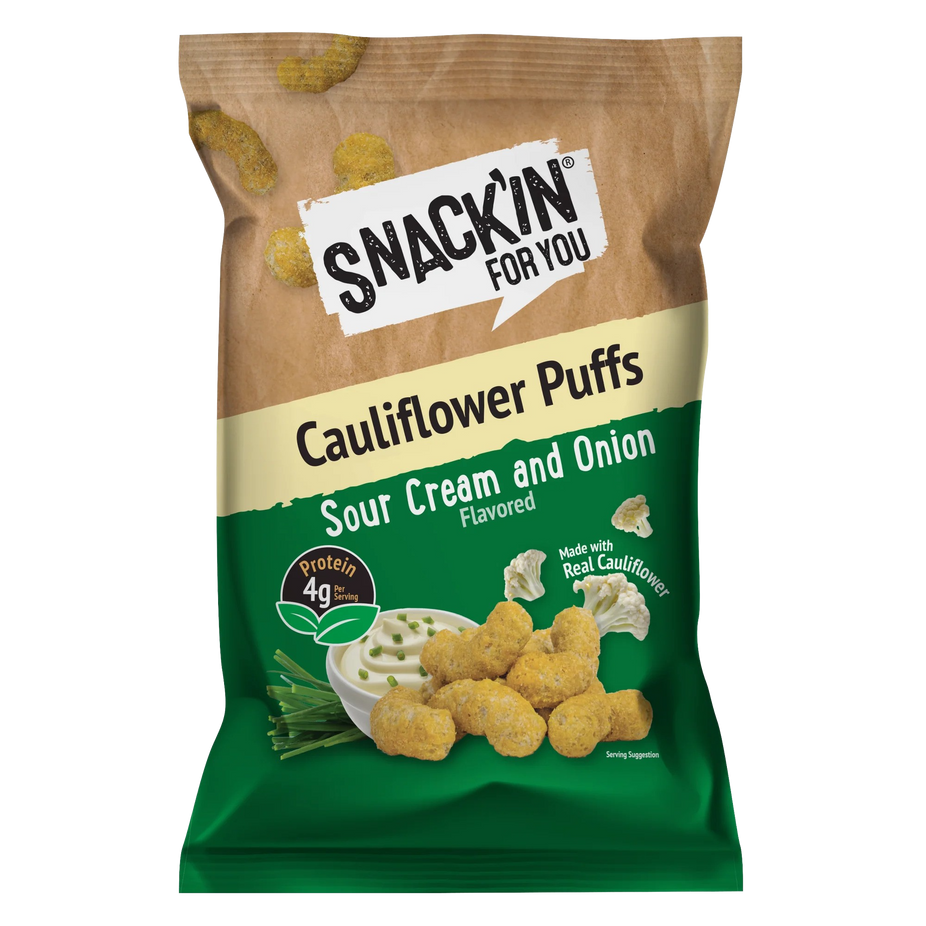 Sour Cream and Onion Cauliflower Puffs