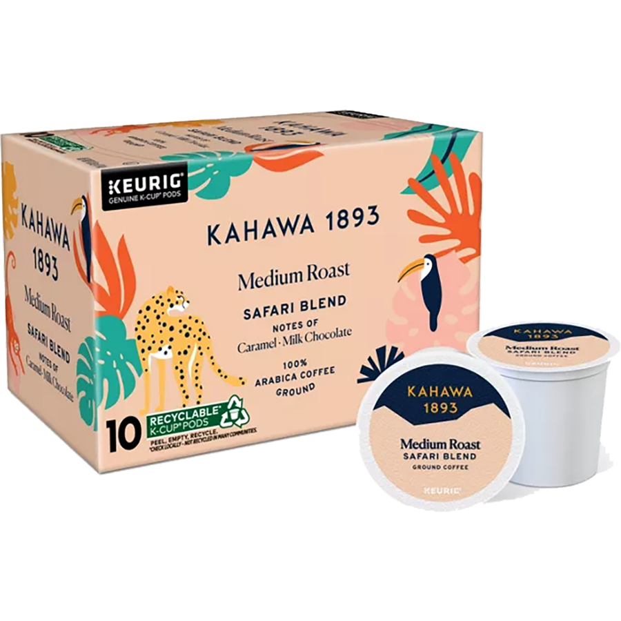 Medium Roast Coffee K-Cup Pods Safari Blend (10 CT)