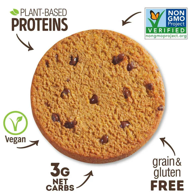 Keto Chocolate Chip Cookies (12 Pack)