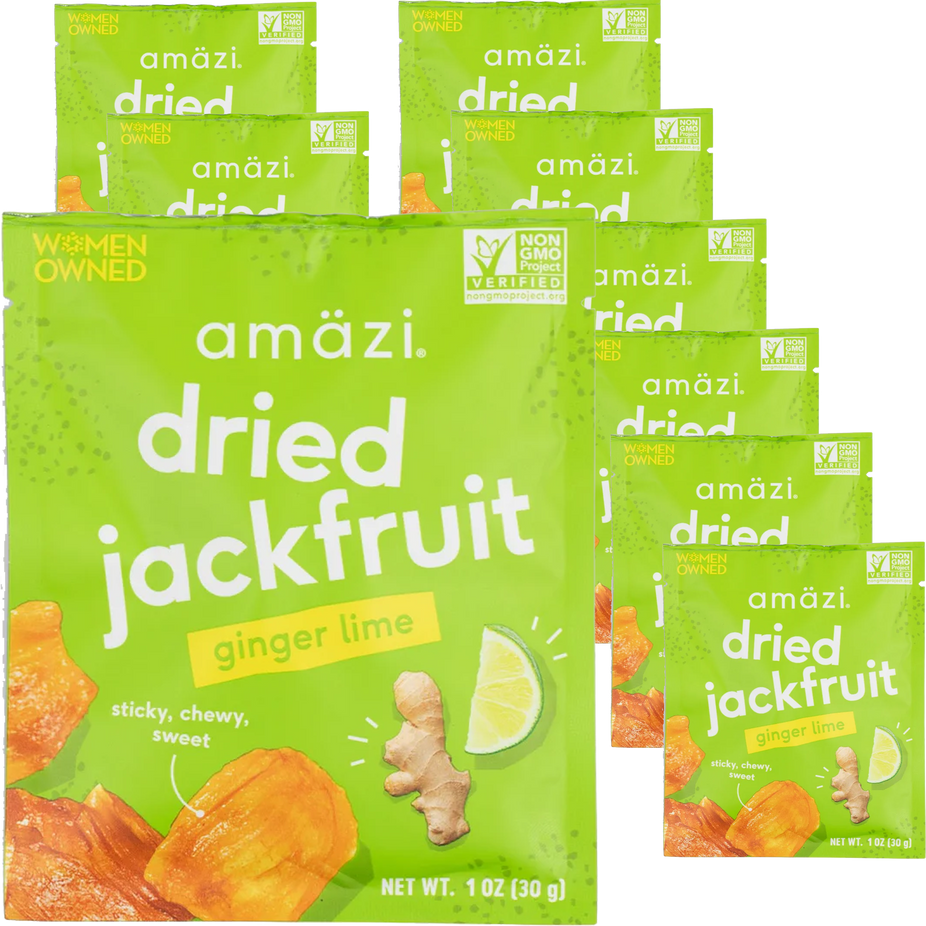 Ginger Lime Dried Jackfruit (12 Pack)