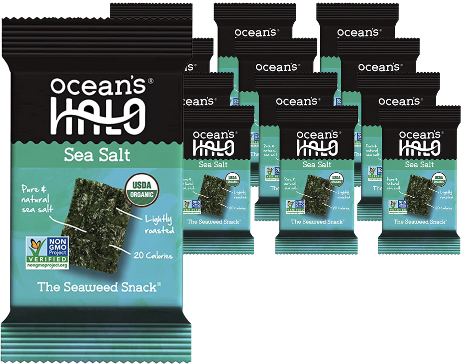 Sea Salt Seaweed Snacks (12 Pack)