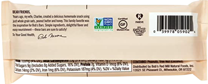 Peanut Butter Coconut & Oats Bar (12 CT)