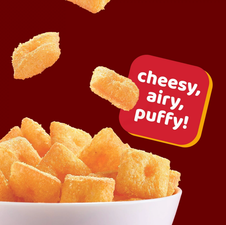 Puff'd Cheddar Jack Cheesy Baked Snacks (6 Pack)
