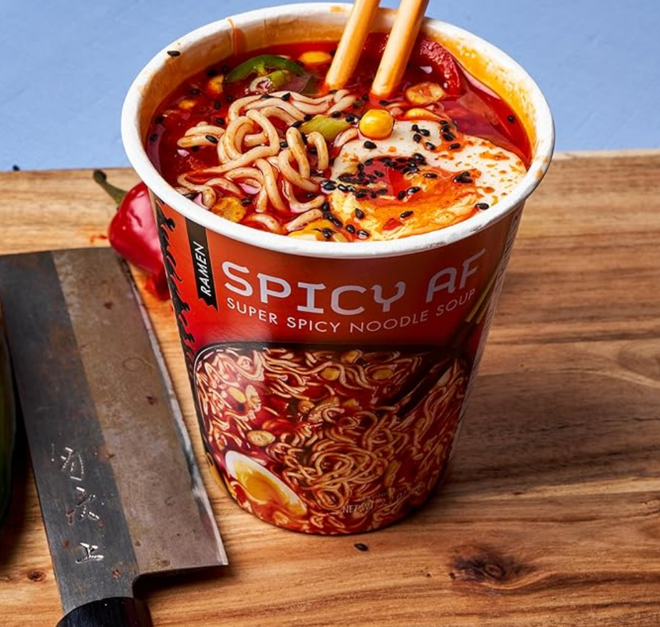 Spicy AF Ramen Noodle Soup Cup (6 Pack)