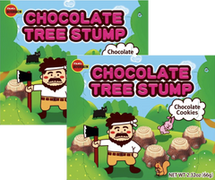 Chocolatey Tree Stump Cookies (2 Pack)