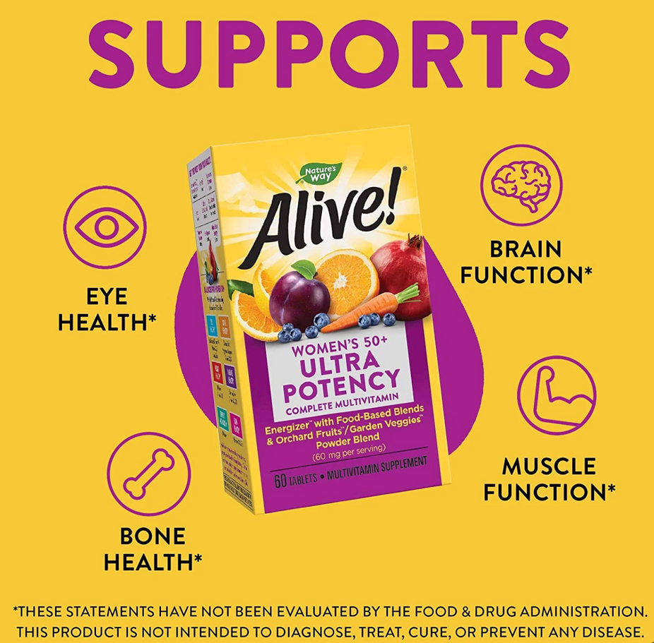 Alive! Women 50+ Ultra Potency Complete Multivitamin