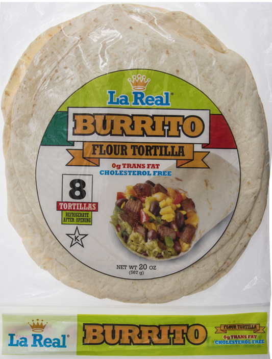 10 in Flour Tortilla Burrito Size (8 CT)