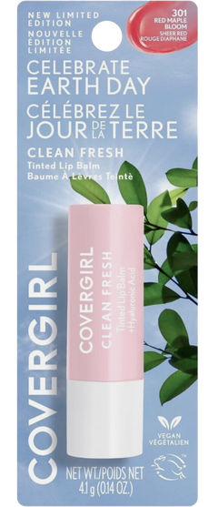 Tinted Lip Balm Limited Edition Earth Day 301 Red Maple Bloom