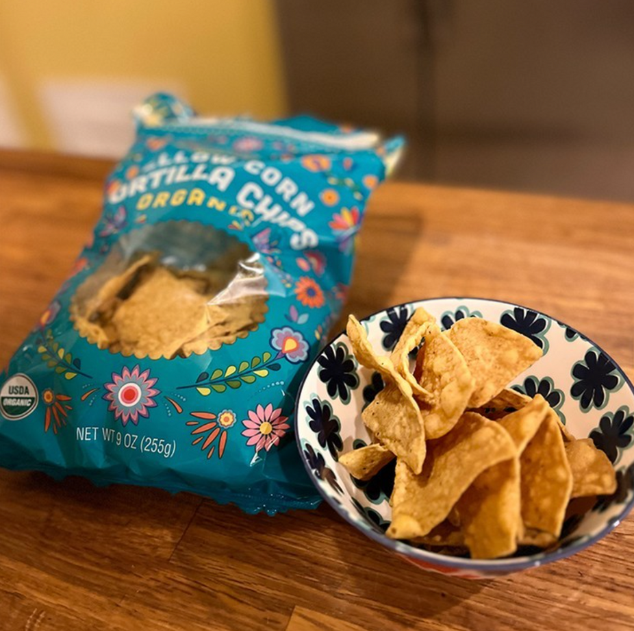 Organic Yellow Corn Tortilla Chips