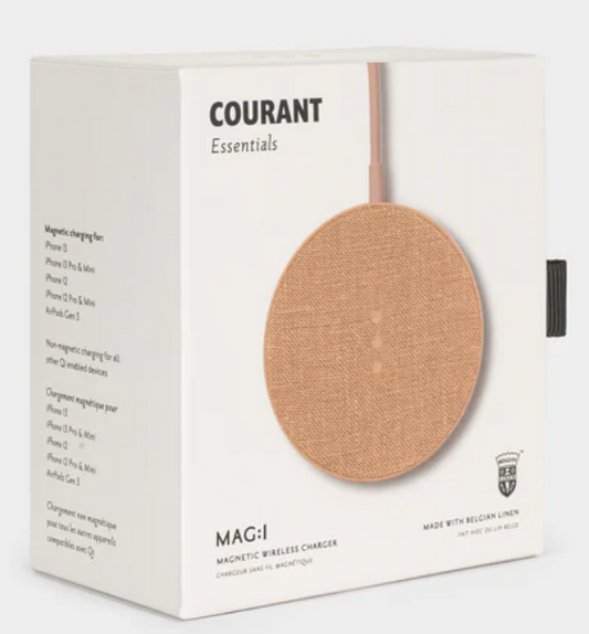 MAG 1 Single-Device Charging Pad Essentials Linen - Camel