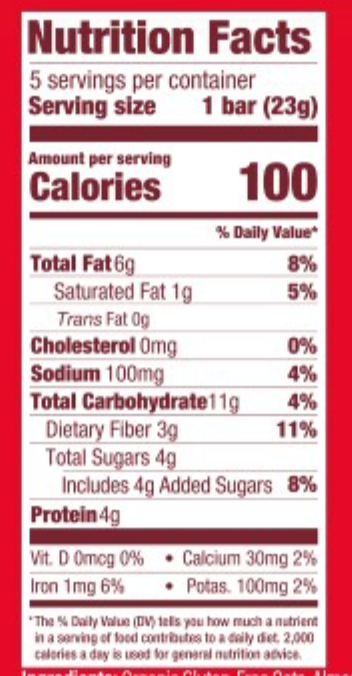 Dark Chocolate Almond Sea Salt Mini Bars (5 CT)