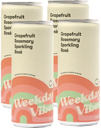 Grapefruit Rosemary Sparkling Rose (4 pack)