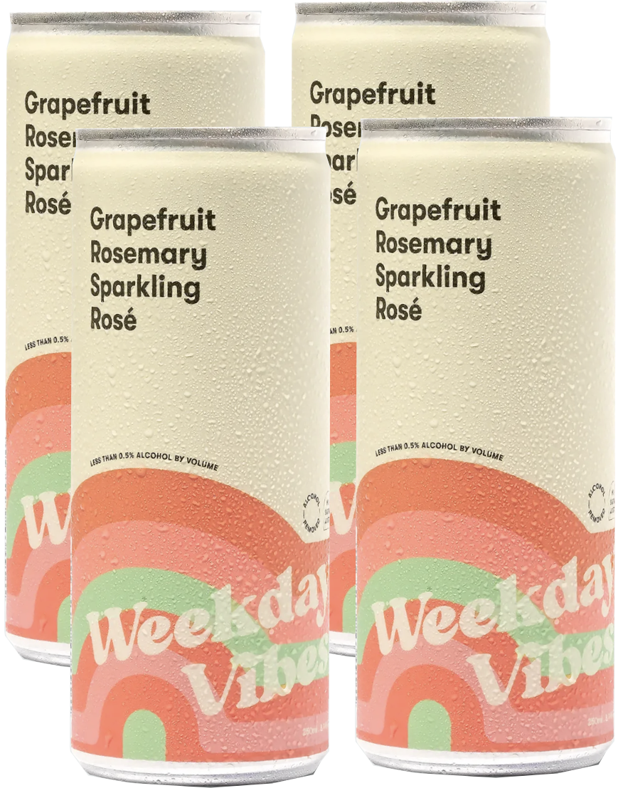 Grapefruit Rosemary Sparkling Rose (4 pack)