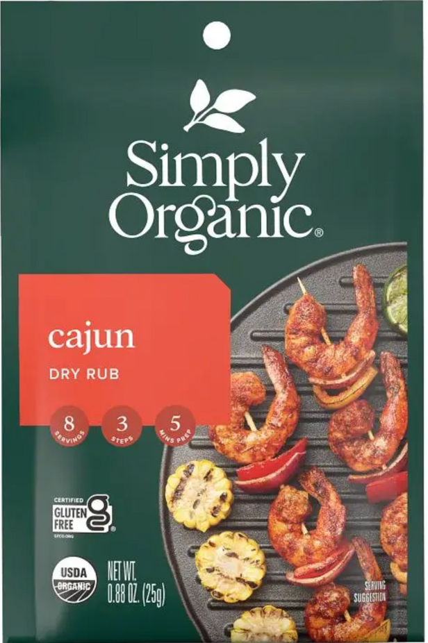 Organic Cajun Dry Rub (12 Pack)