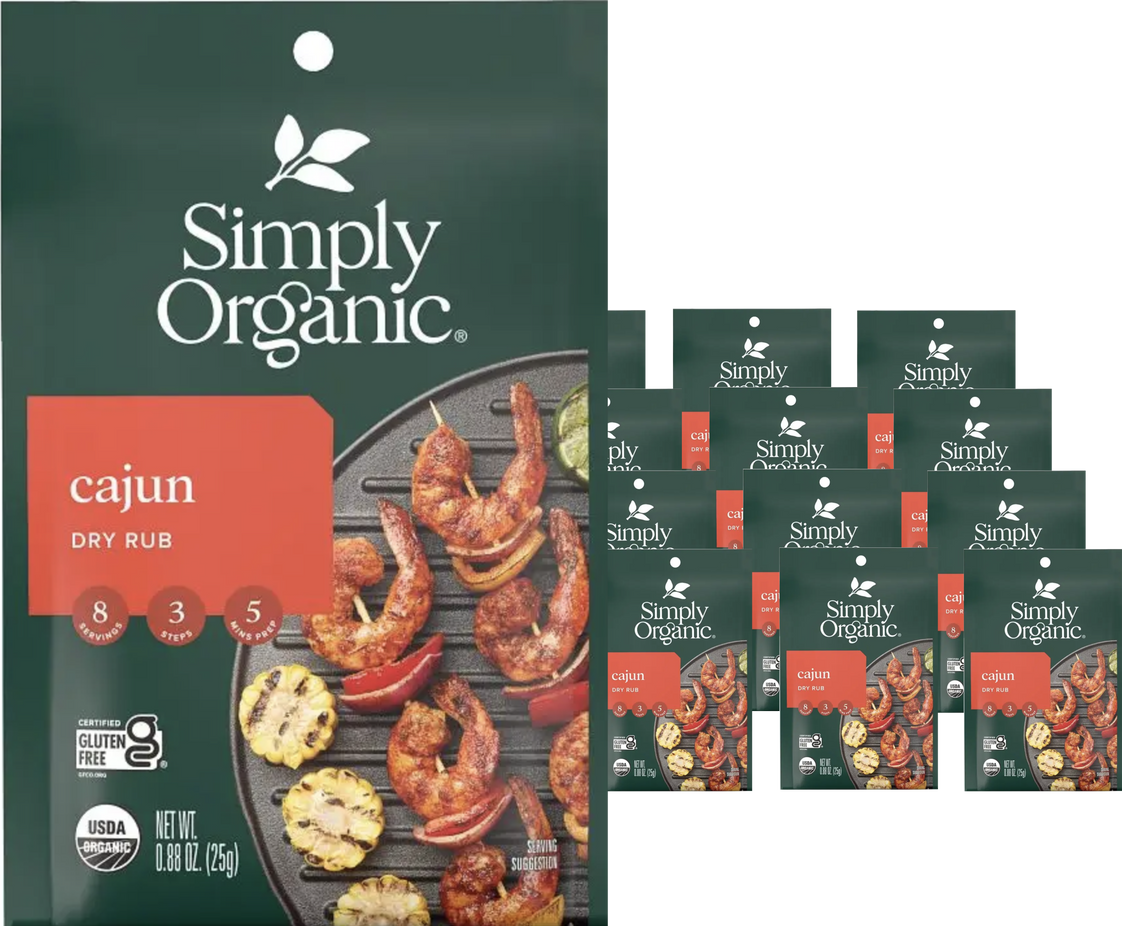 Organic Cajun Dry Rub (12 Pack)