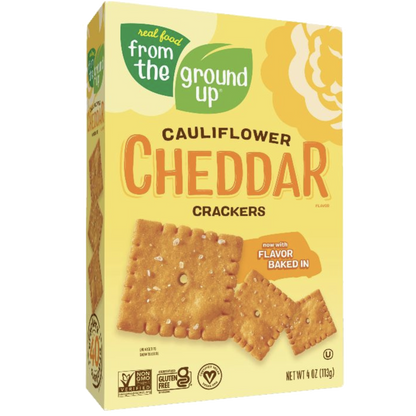 Cauliflower Cheddar Crackers