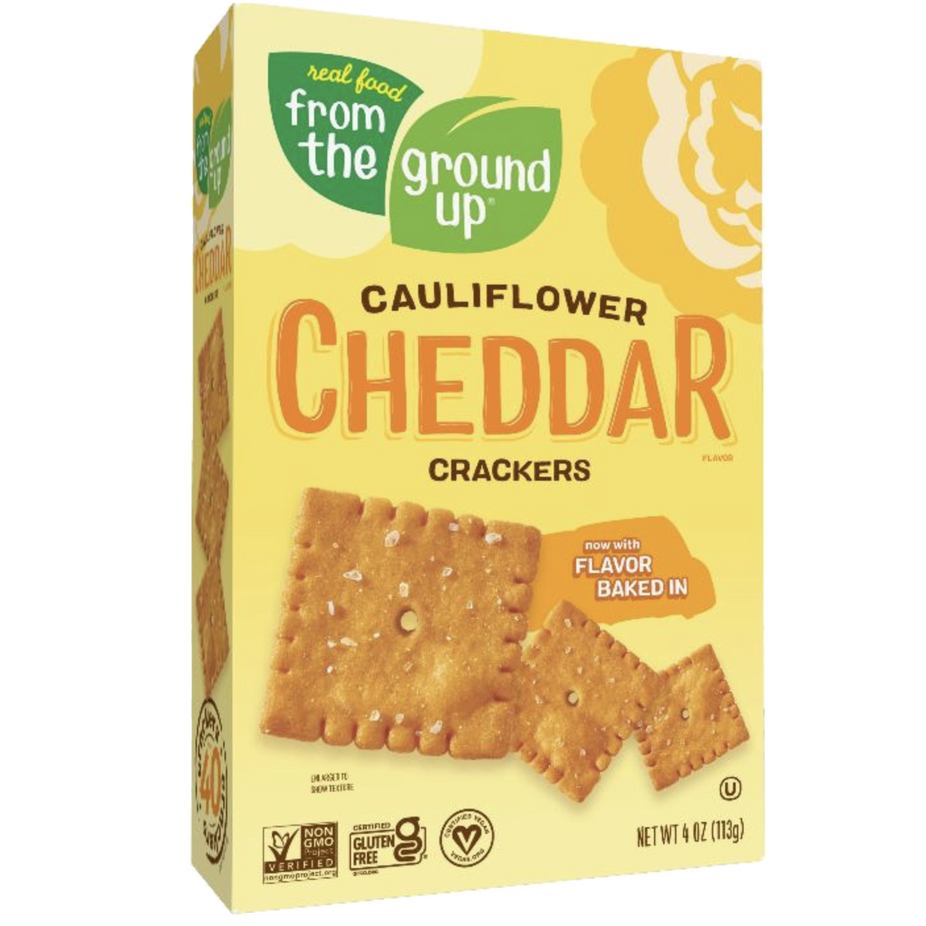 Cauliflower Cheddar Crackers