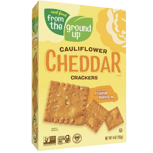 Cauliflower Cheddar Crackers