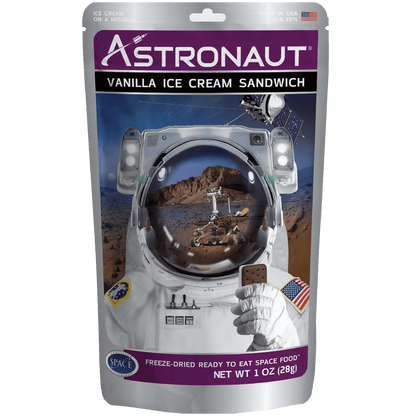 Freeze-Dried Vanilla Ice Cream Sandwich