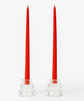 Honey, I'm Home Beeswax Candles - Coral (Set of 2)