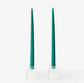 Honey, I'm Home Beeswax Candles - Teal (Set of 2)