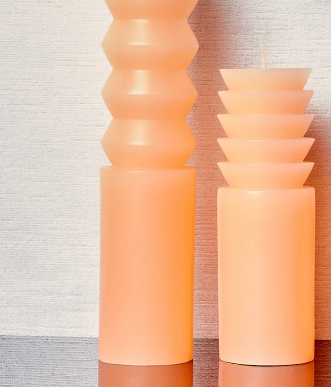 Totem Candle Medium - Blush