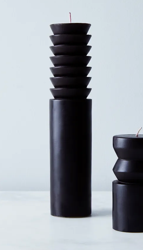 Totem Candle Large - Black