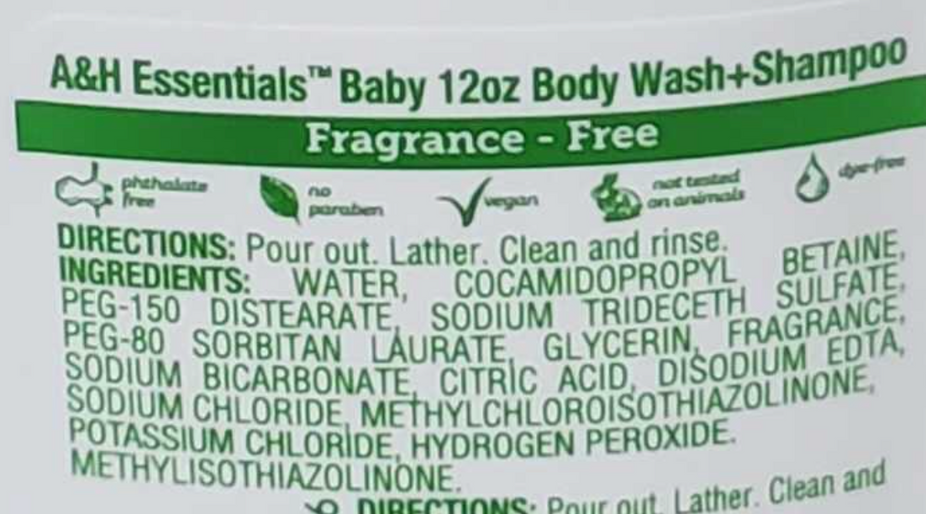 Essentials Baby Body Wash & Shampoo