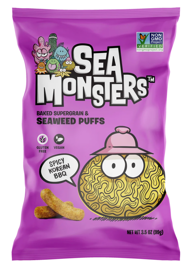 Seaweed Puffs Spicy Korean Bbq (8 Pack)