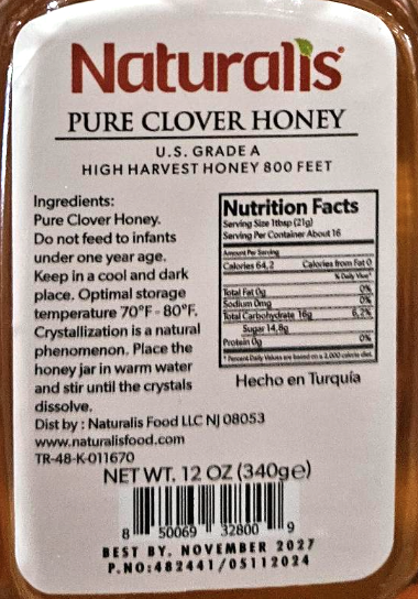 Pure Clover Honey Bear
