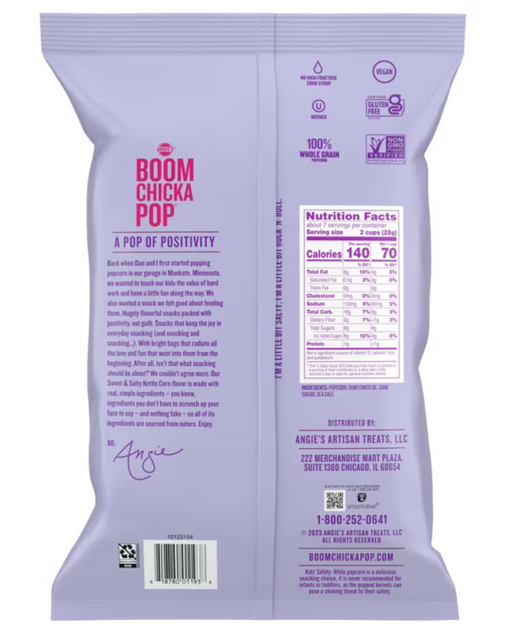 Boom Chicka Pop Kettle Corn