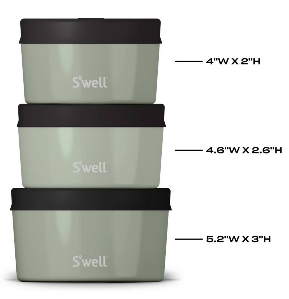 Mountain Sage Food Canister Set of 3