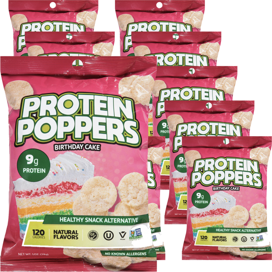 Birthday Cake Protein Poppers (10 Pack)