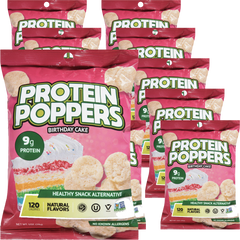 Birthday Cake Protein Poppers (10 Pack)