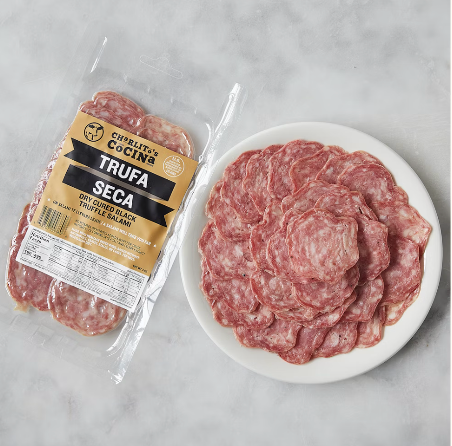 Trufa Seca Dry Cured Black Truffle Salami