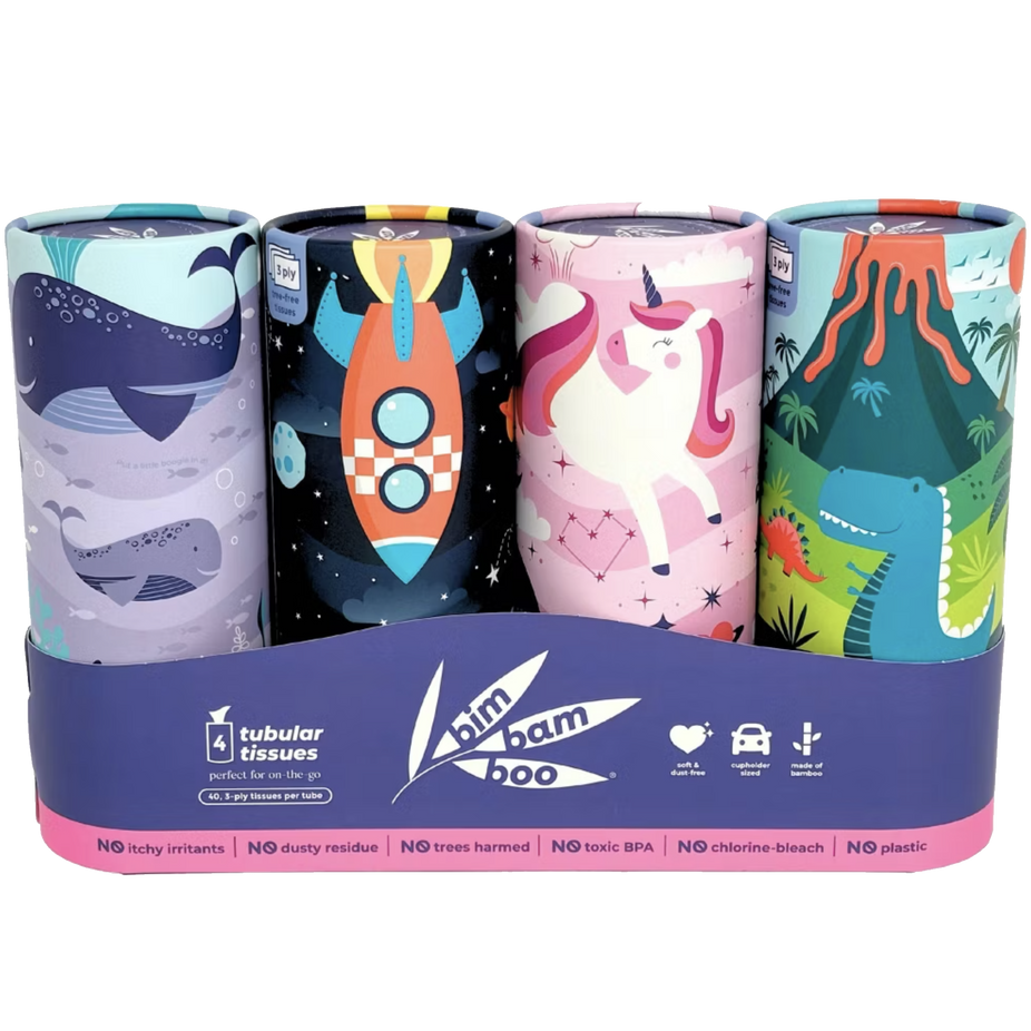 Tubular Facial Tissue 2ply (Set of 4)