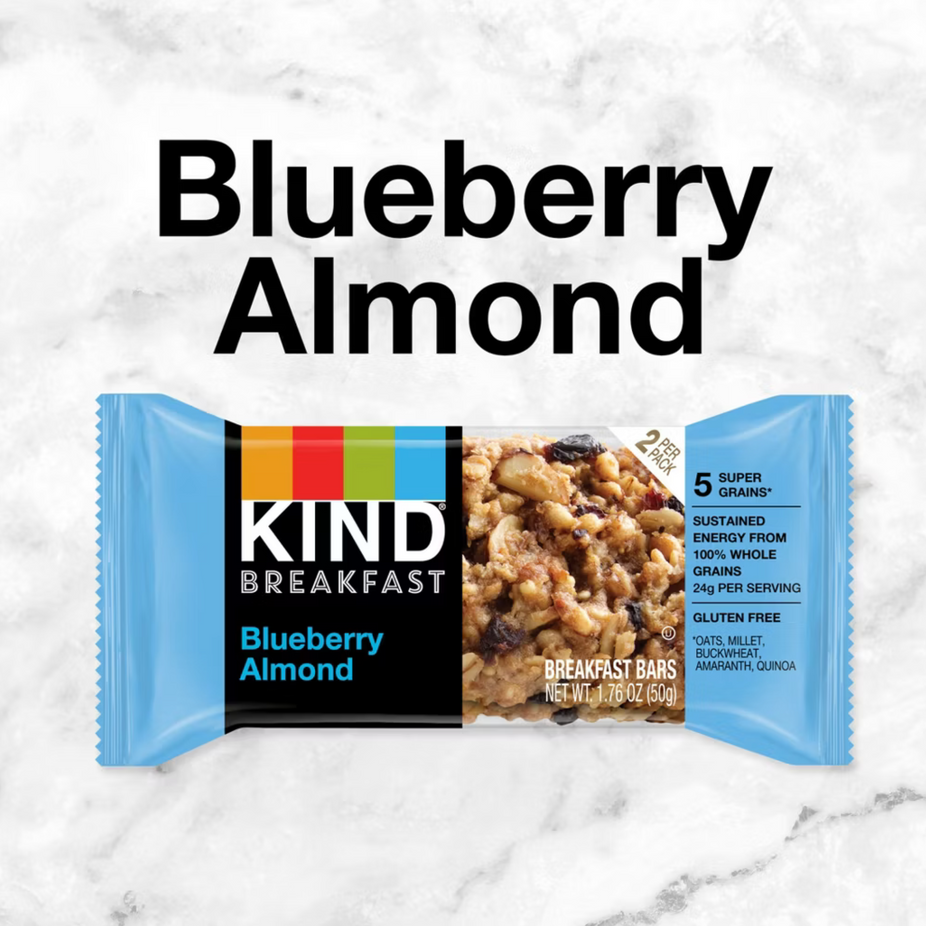 Blueberry Almond Breakfast Bars (12 CT)
