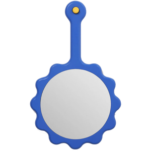 Sunflower Hand Mirror - Blue