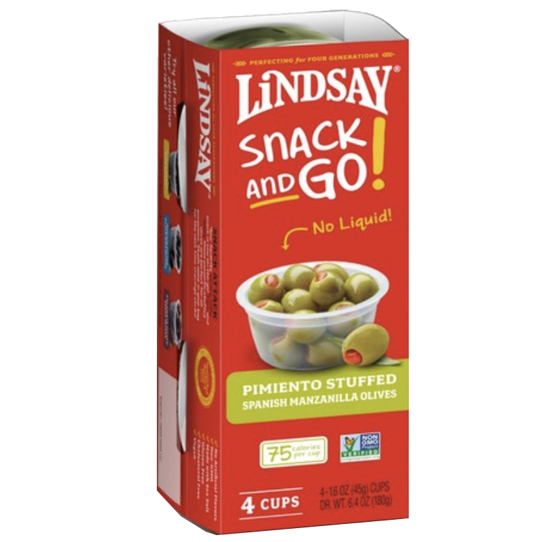 Pimiento Stuffed Spanish Manzanilla Olives To Go (4 CT)