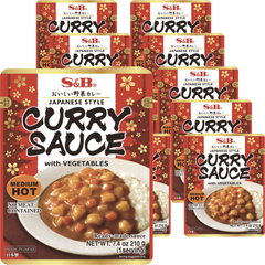 Curry Sauce with Vegetables Medium Hot (10 Pack)