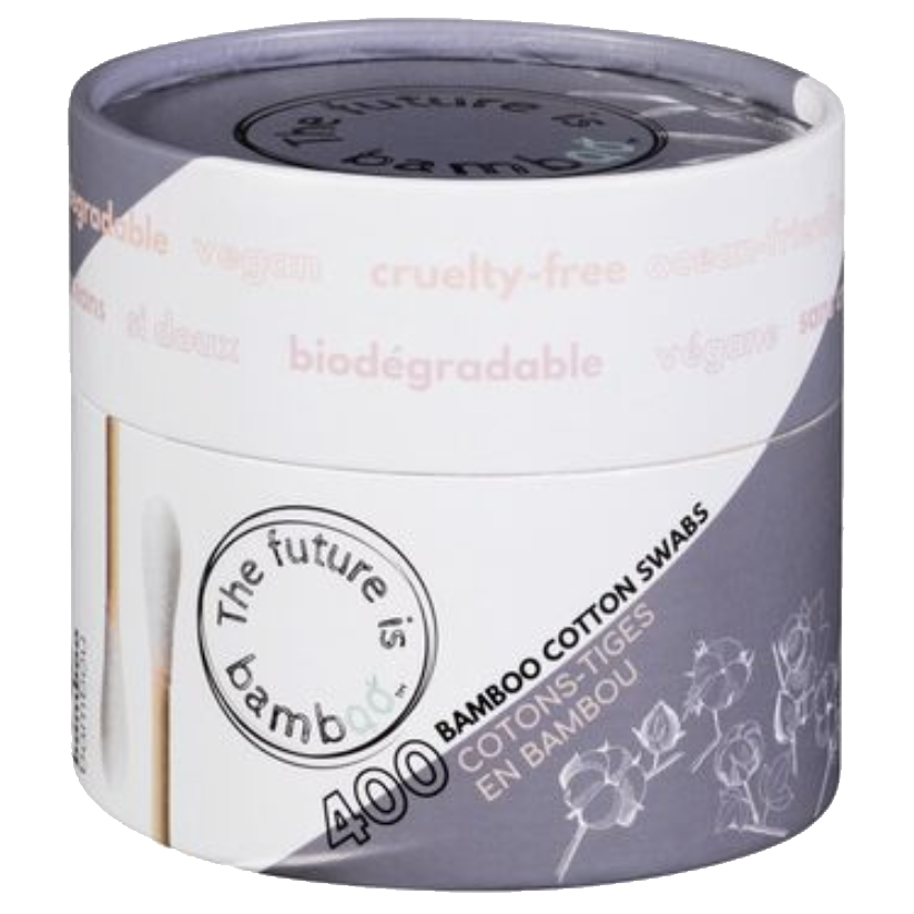 100% Bamboo Cotton Swabs (400 CT)