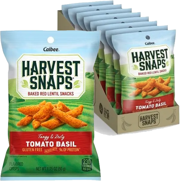 Tomato Basil Snack Crisps (8 Pack)