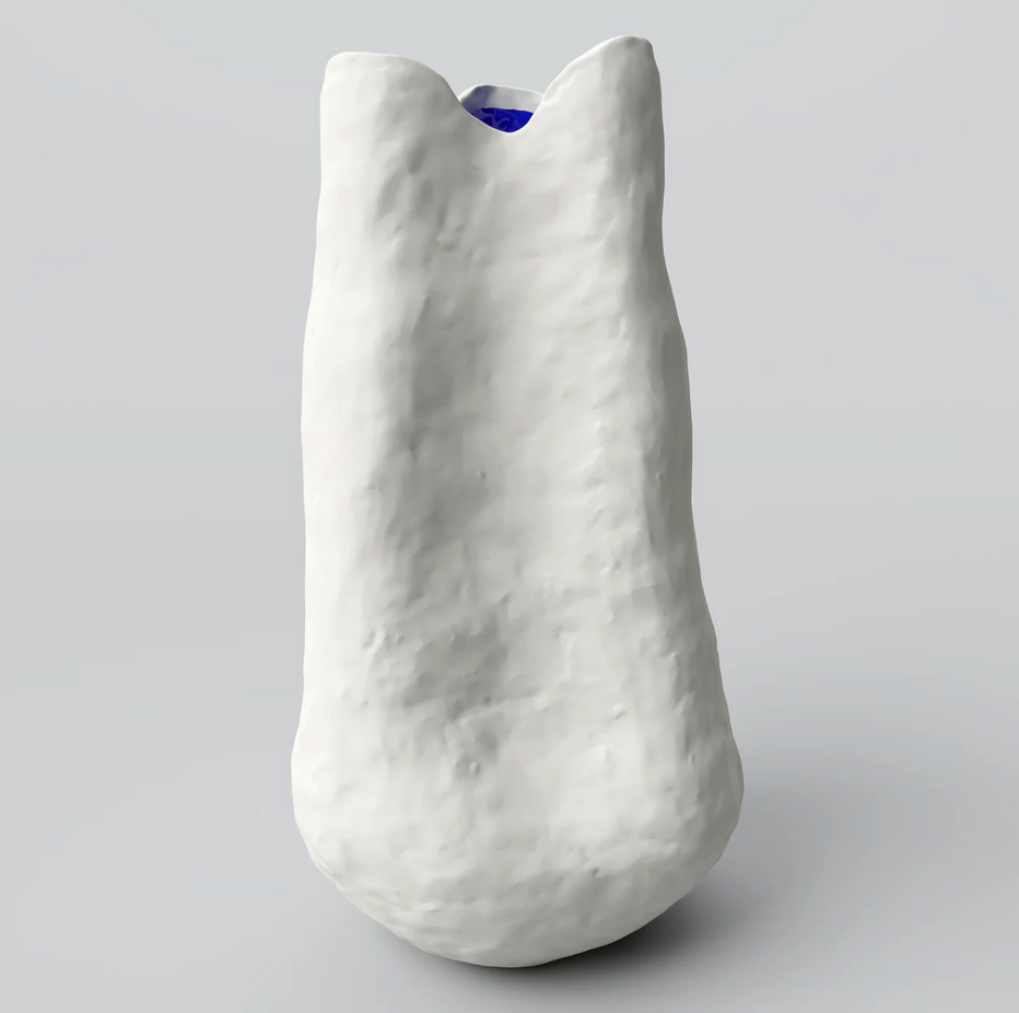 Barbara White Porcelain Vase