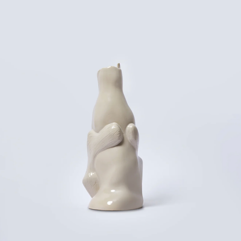 Embracing Unity Recycled Ceramics Vase Beige