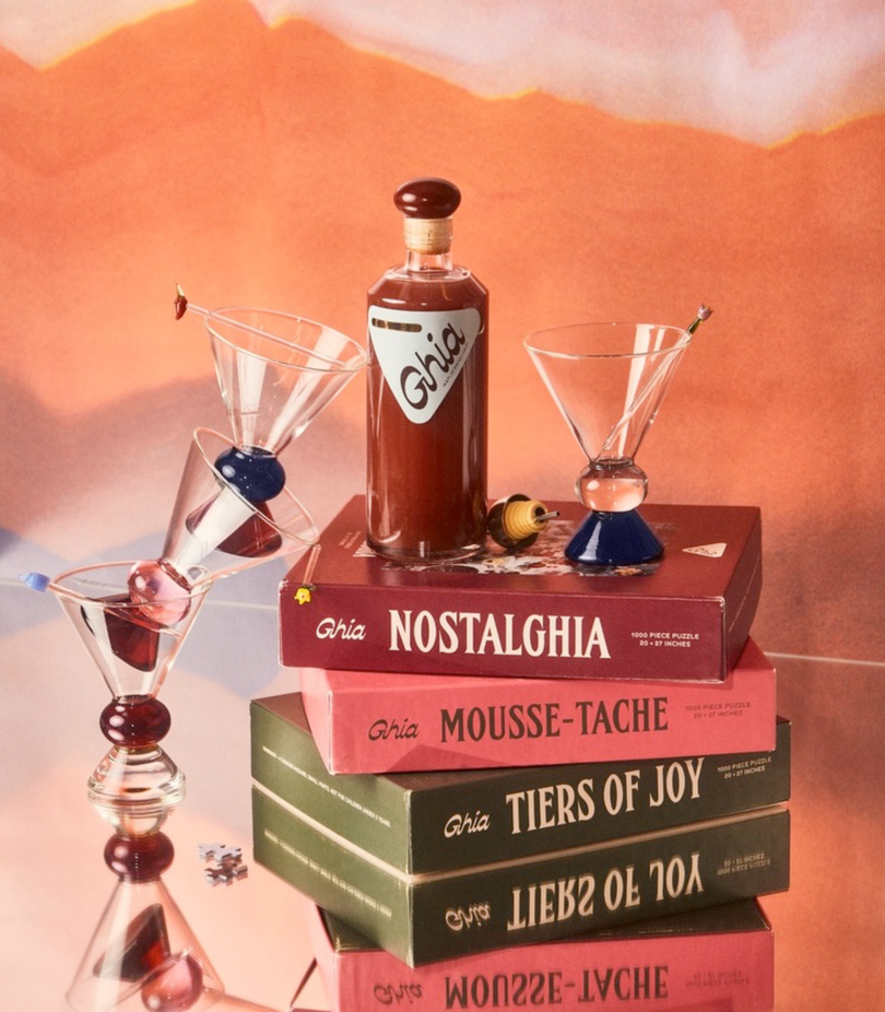 Totem Glass - Clear & Blue