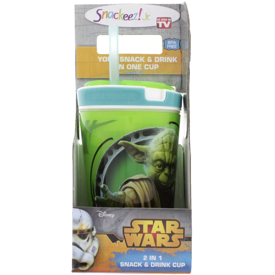 Star Wars 2-In-1 Snack & Drink Cup - Yoda