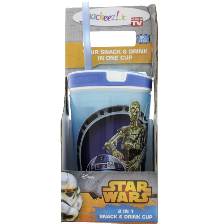 Star Wars 2-In-1 Snack & Drink Cup - C-3PO and R2D2